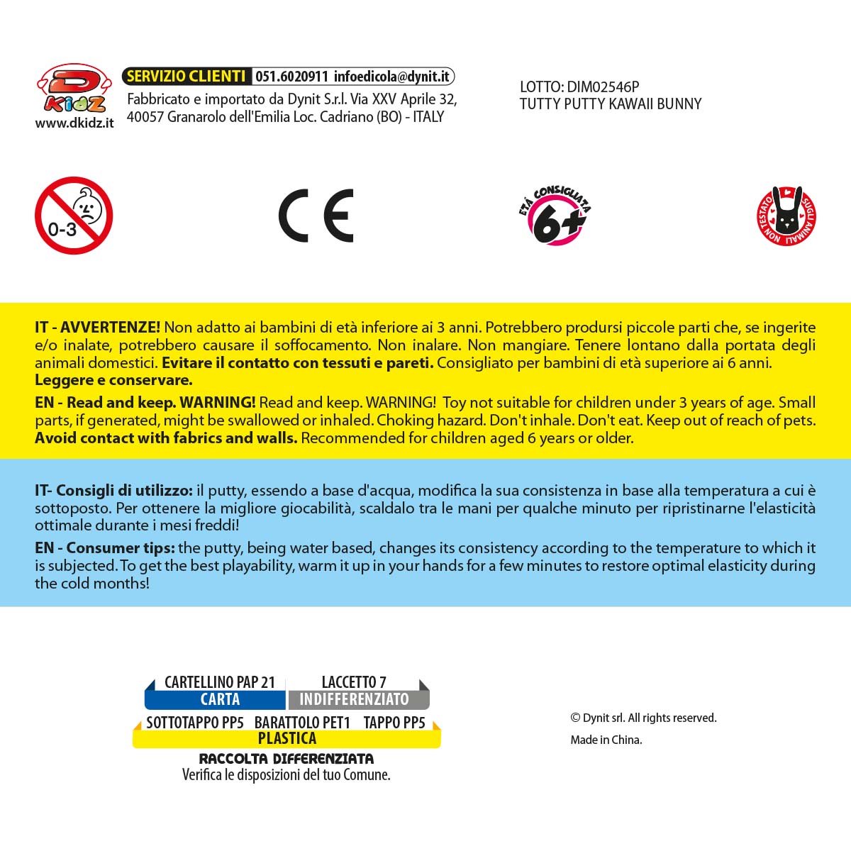 DIM02546P_AVVERTENZE DIM02546P_AVVERTENZE