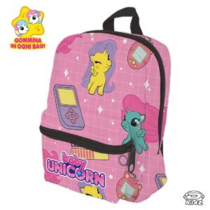 Baby Unicorn Zippy Bag - Fucsia