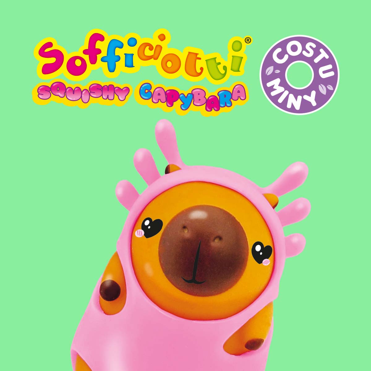 Sofficiotti Squishy Capybara Costu-Miny