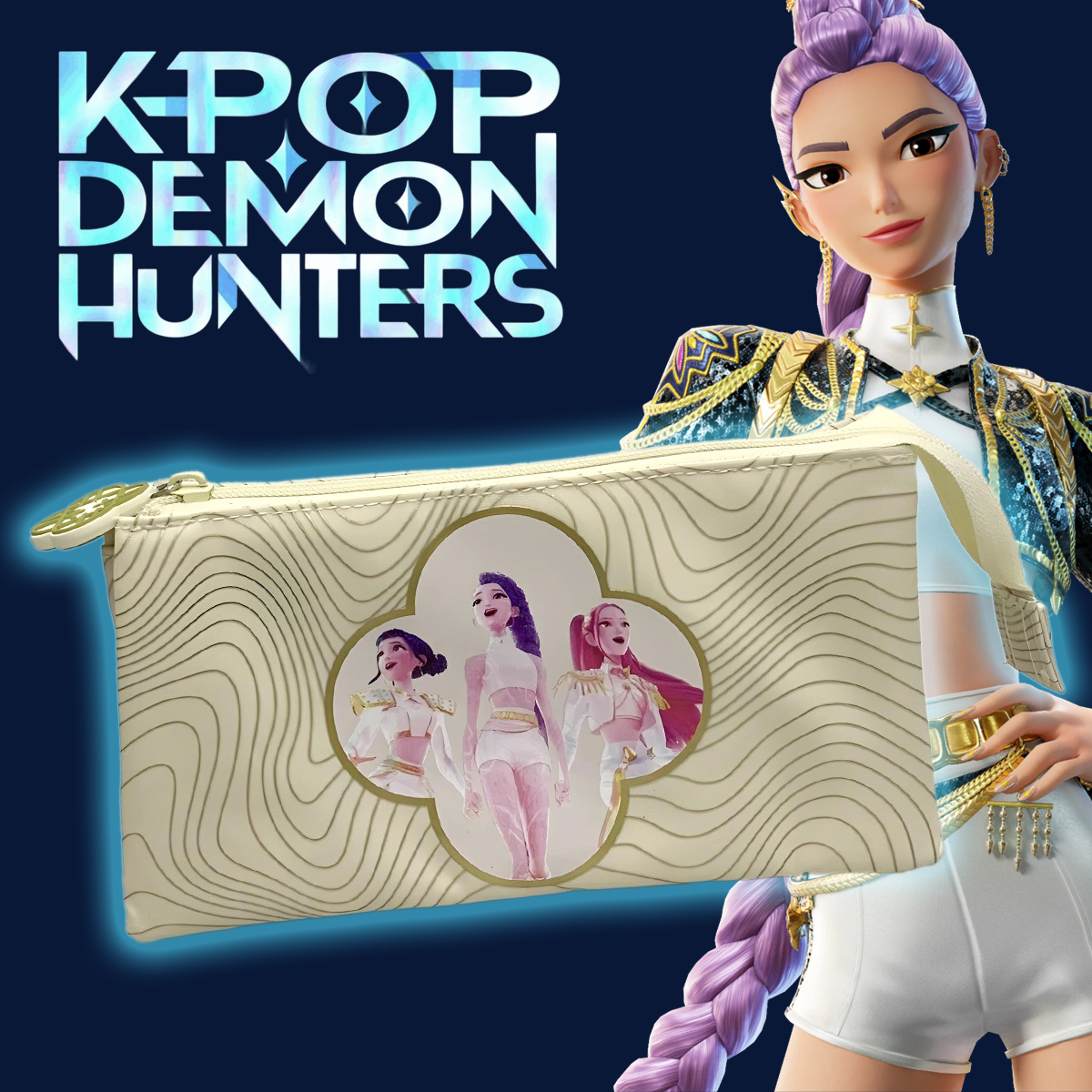 K-POP Demon Hunters Linea Gold- ASTUCCIO TRIPLO